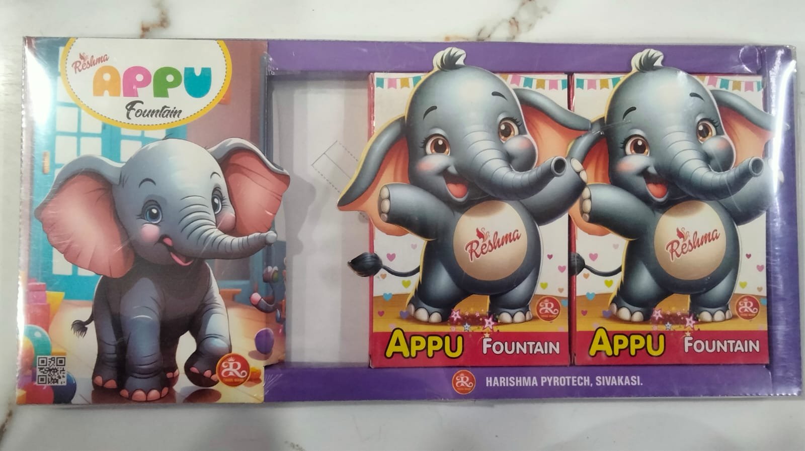 Appu (Elephant 2 Pec) Water Queen + Smoke