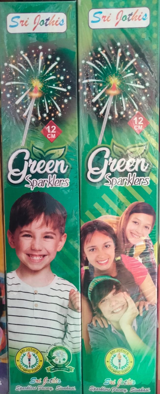 12cm Green Sparklers